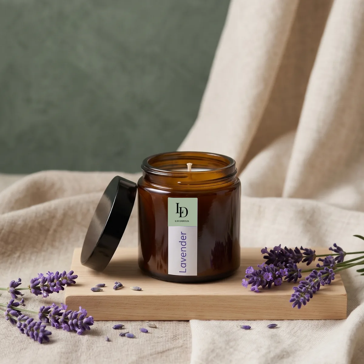 Lavender - soy candle 1