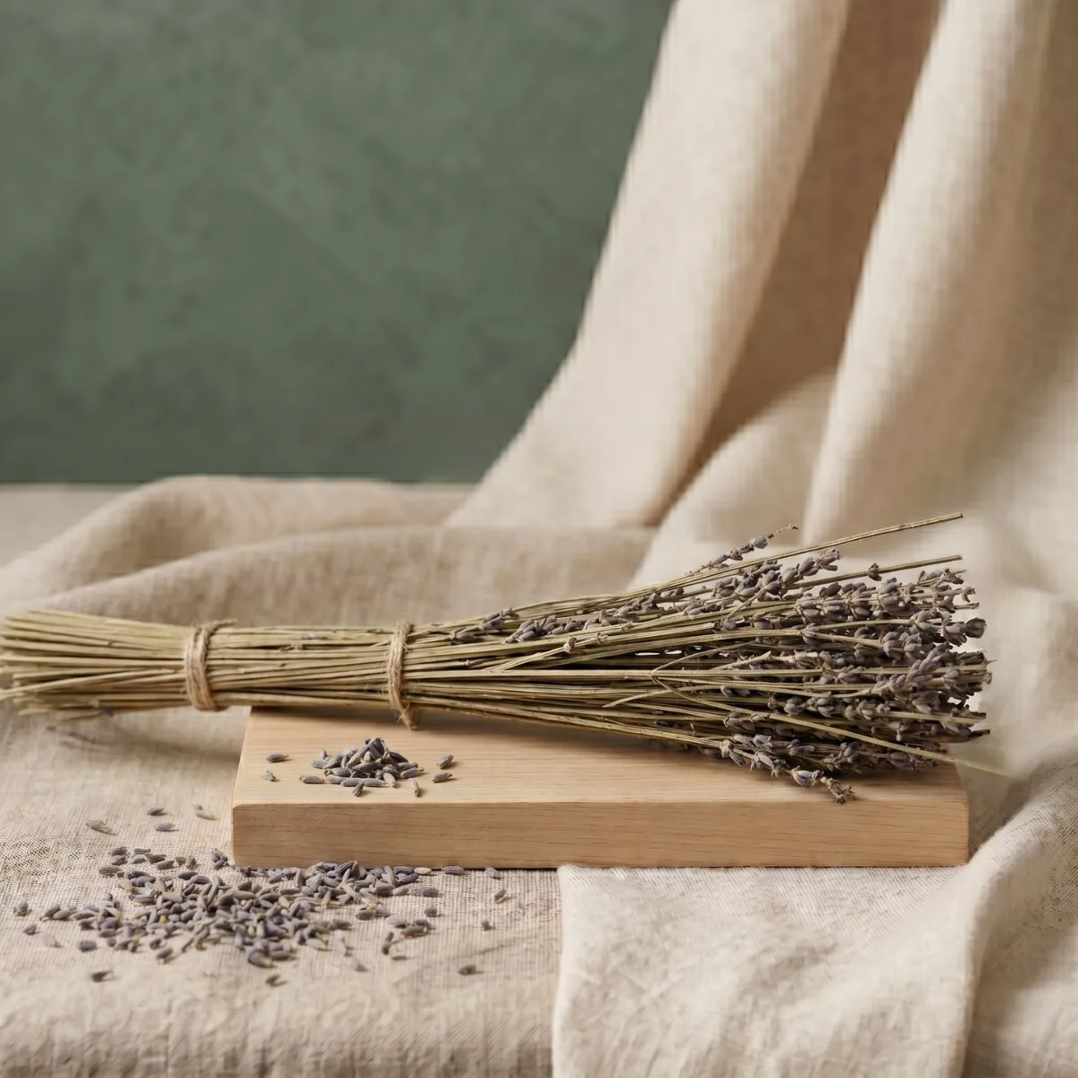 Brush made of lavender for rubbing 1